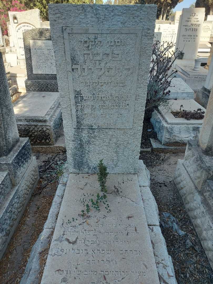 קברו של יצחק דב גולדפרב