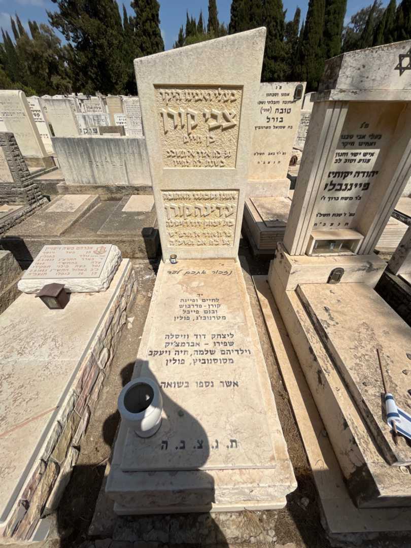 קברו של חיים קורן -פדרבוש