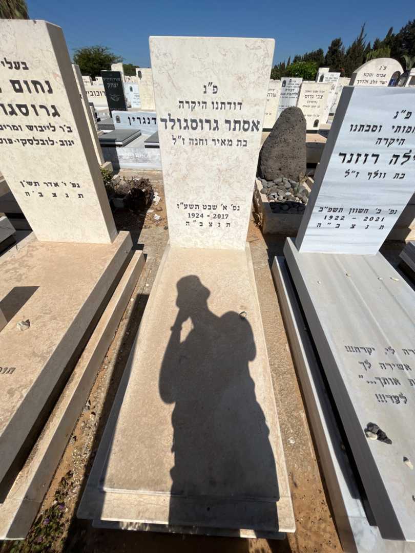 קברו של אסתר גרוסגולד