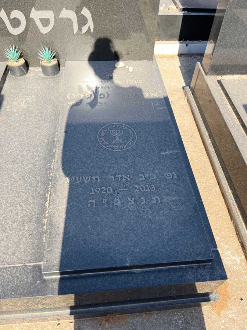 קברו של אליעזר "פולרי" גרסטמן. תמונה 1
