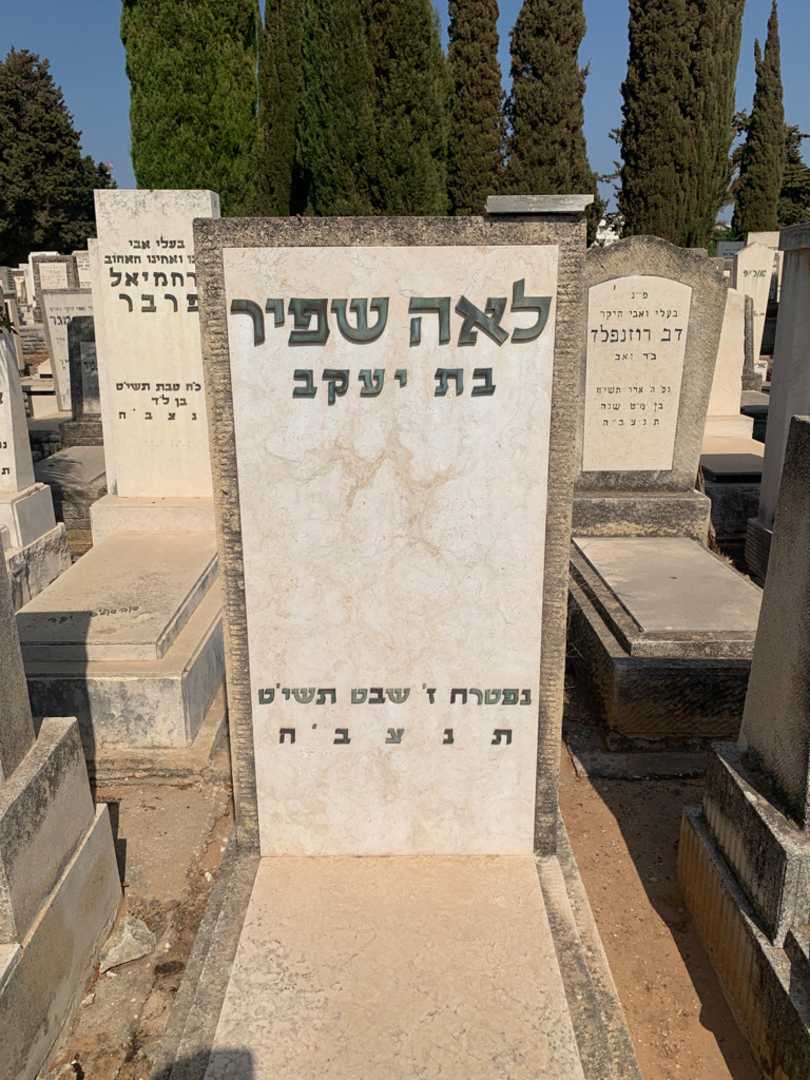קברו של לאה שפיר
