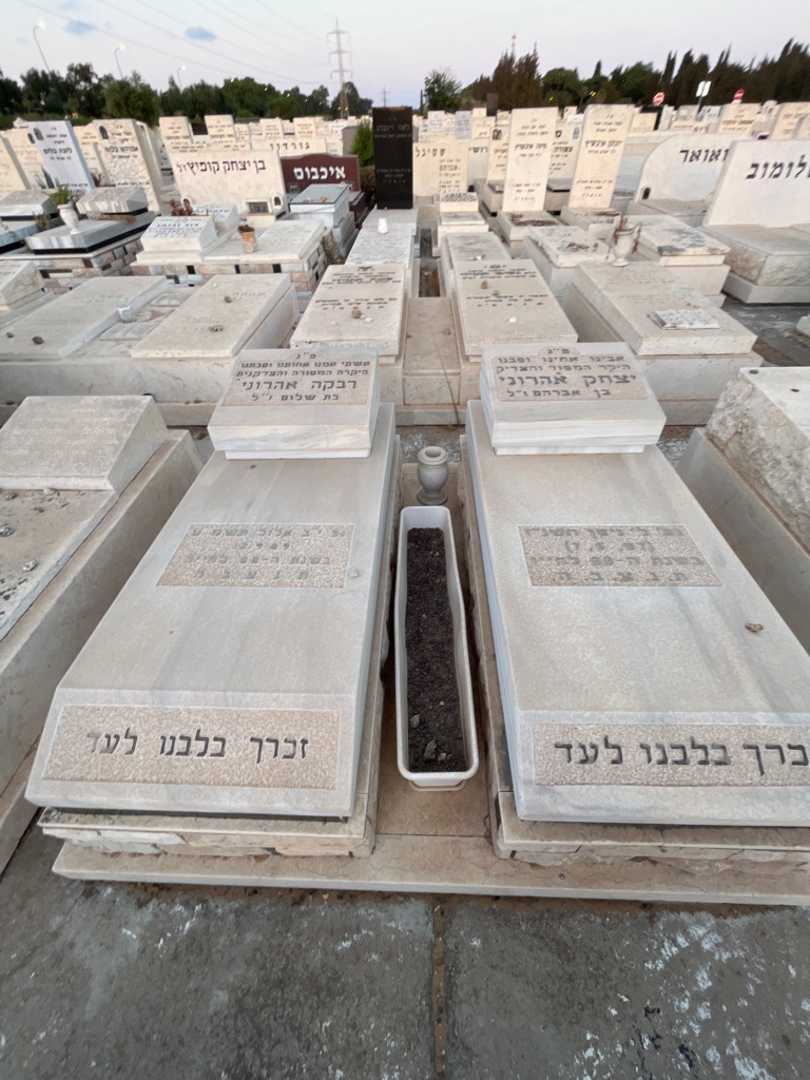 קברו של יצחק אהרוני. תמונה 2