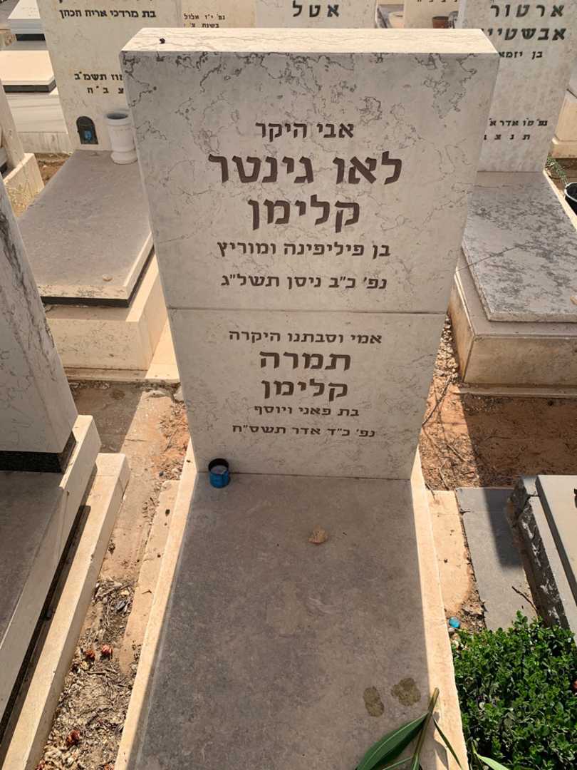 קברו של לאו גינטר קלימן