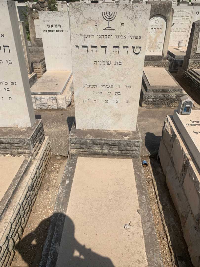 קברו של שרה דהרי. תמונה 2