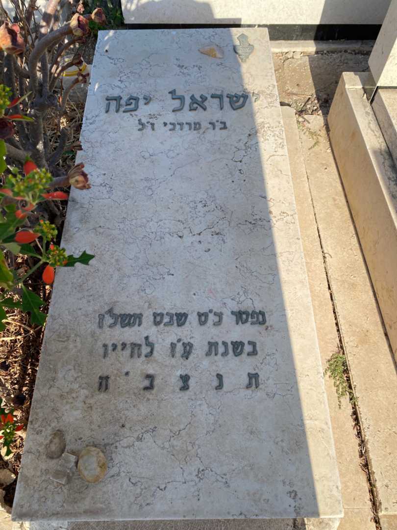 קברו של ישראל יפה. תמונה 1