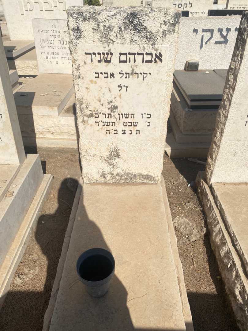 קברו של אברהם שניר. תמונה 1