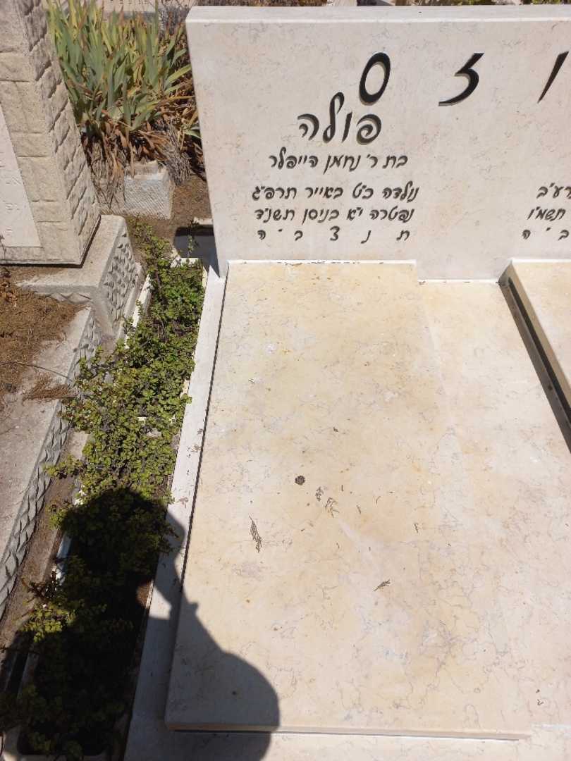 קברו של פולה מוזס. תמונה 1