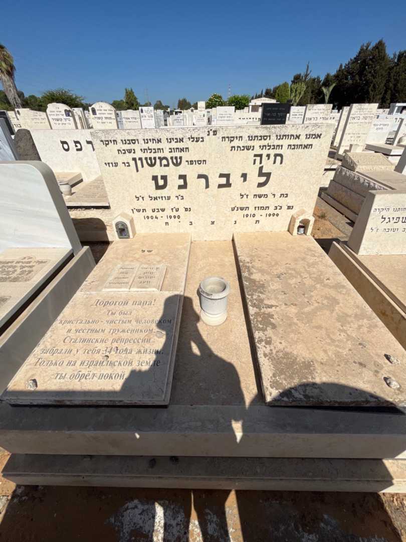 קברו של שמשון ליברנט. תמונה 2