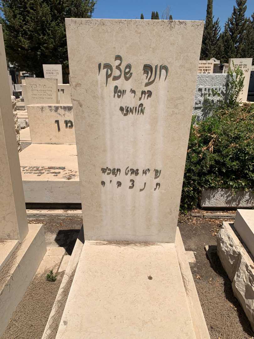 קברו של חנה שצקי. תמונה 2