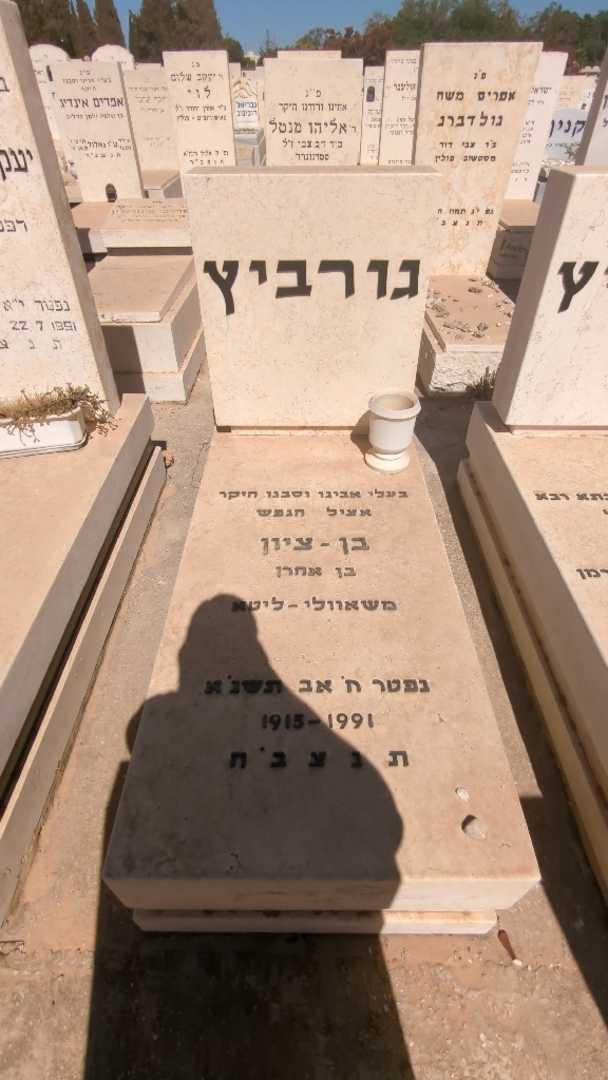 קברו של בן-ציון גורביץ