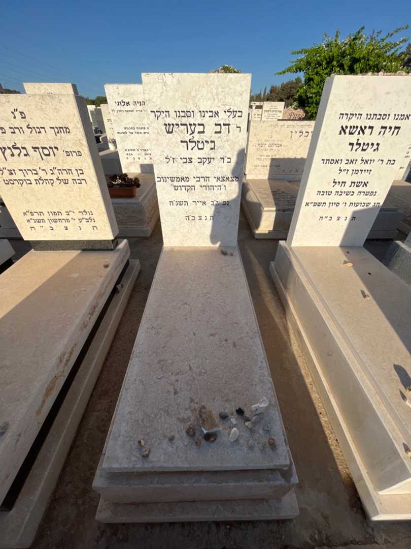 קברו של דב בעריש גיטלר. תמונה 2