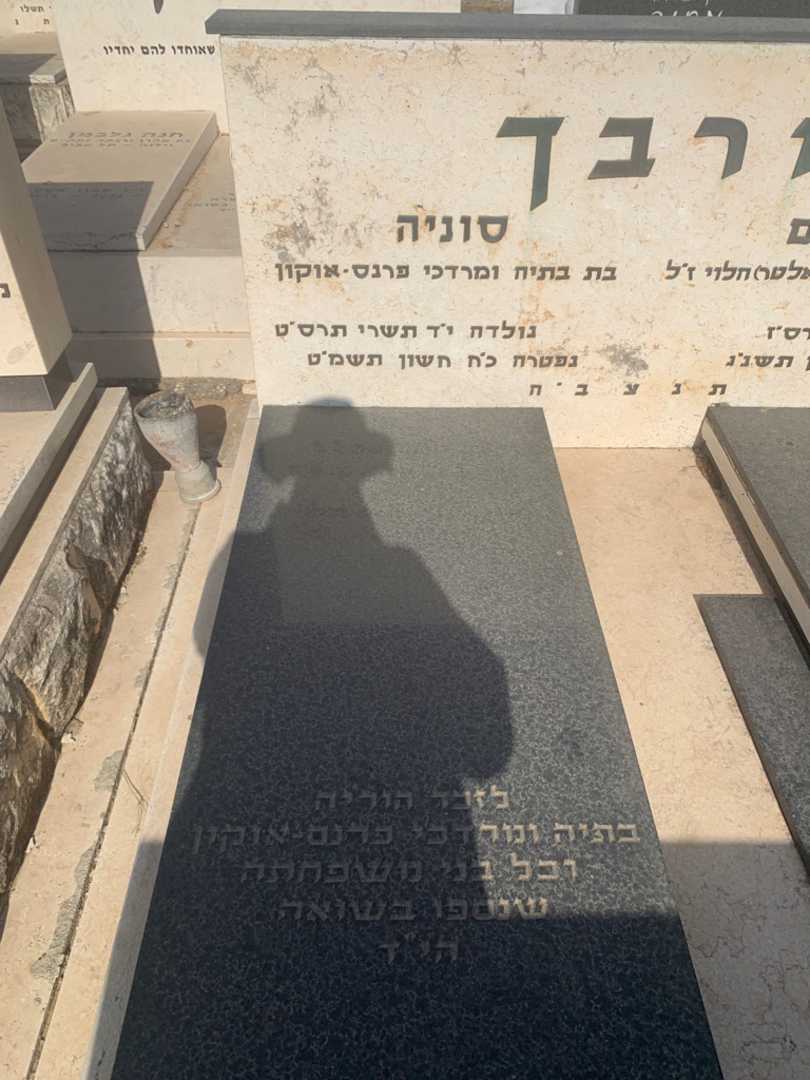 קברו של בתיה פרנס-אוקון. תמונה 1