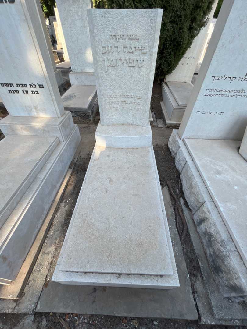 קברו של פייגה רחל שפייזמן