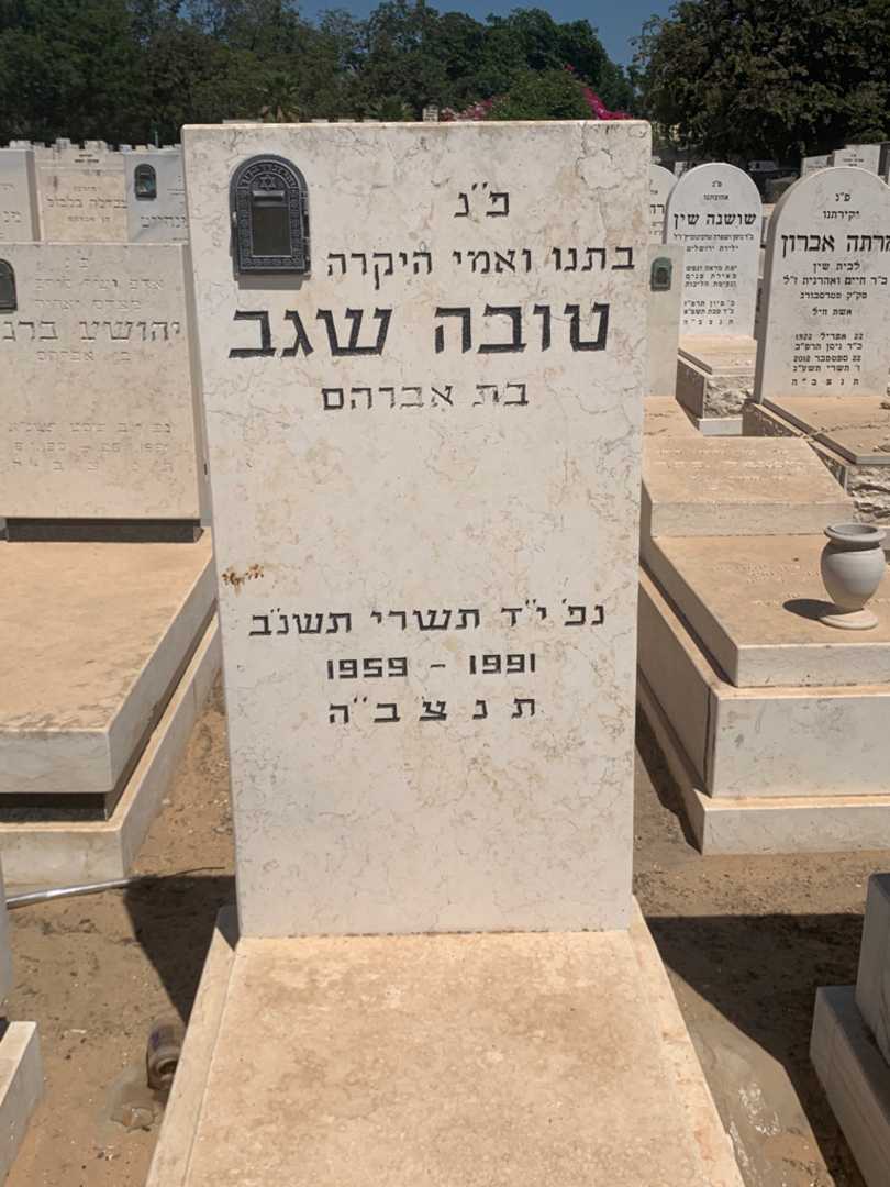 קברו של טובה שגב